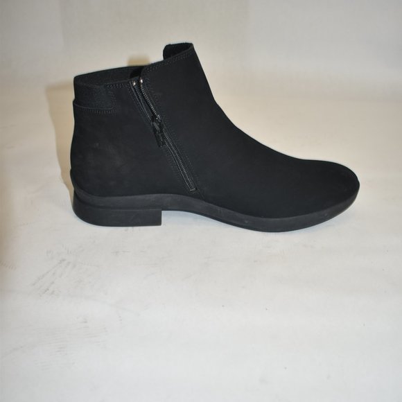 Mephisto Soria 1 Black Nubuck Leather Ankle Bootie Size 8.5 US - Picture 6 of 10